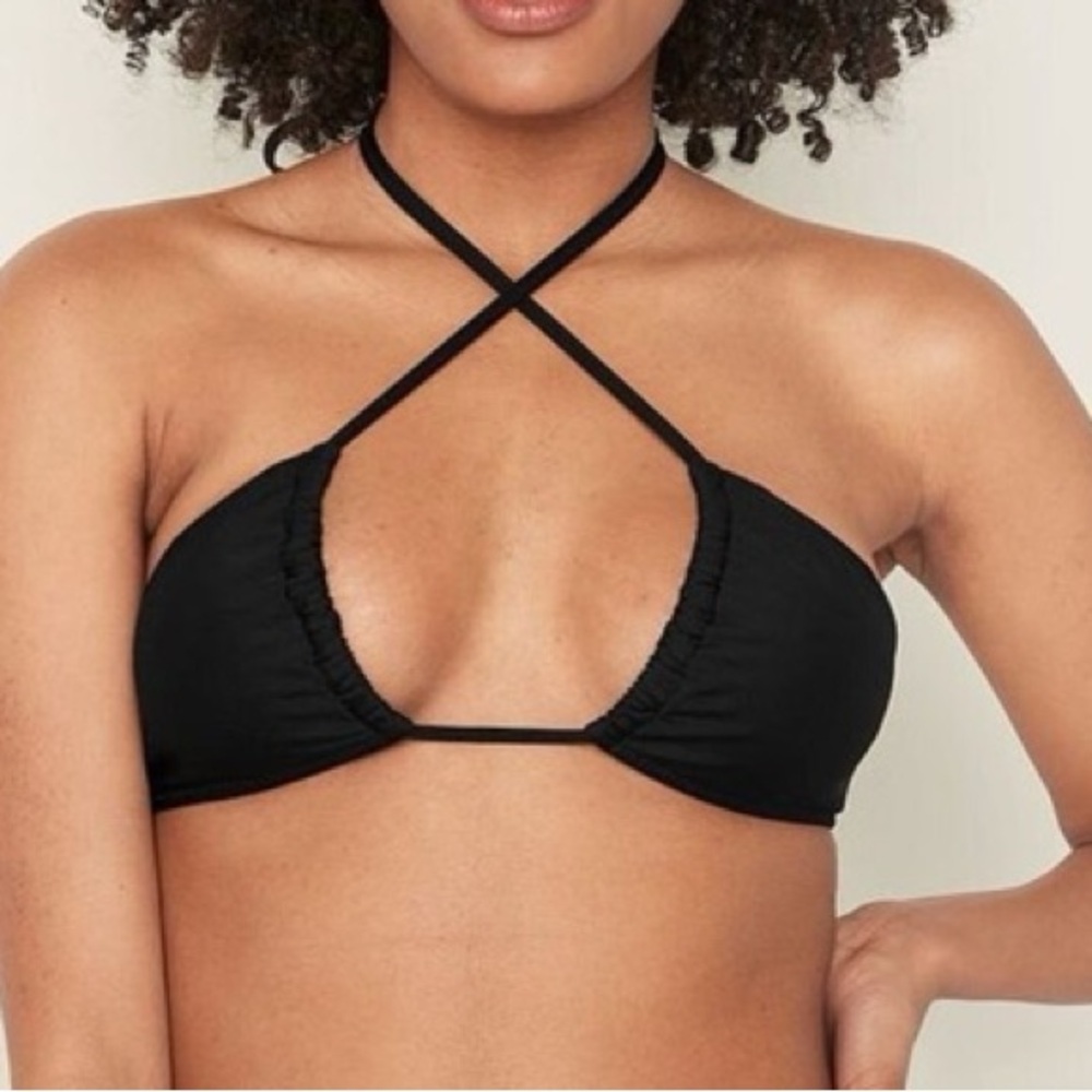 Victoria Secret Black Bikini Top and Bottom with Swim Chain Strap XS - Picture 4 of 4